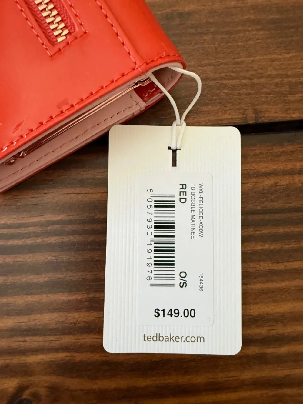 Ted Baker Felicee Bobbie Matinee Wallet - in RED
